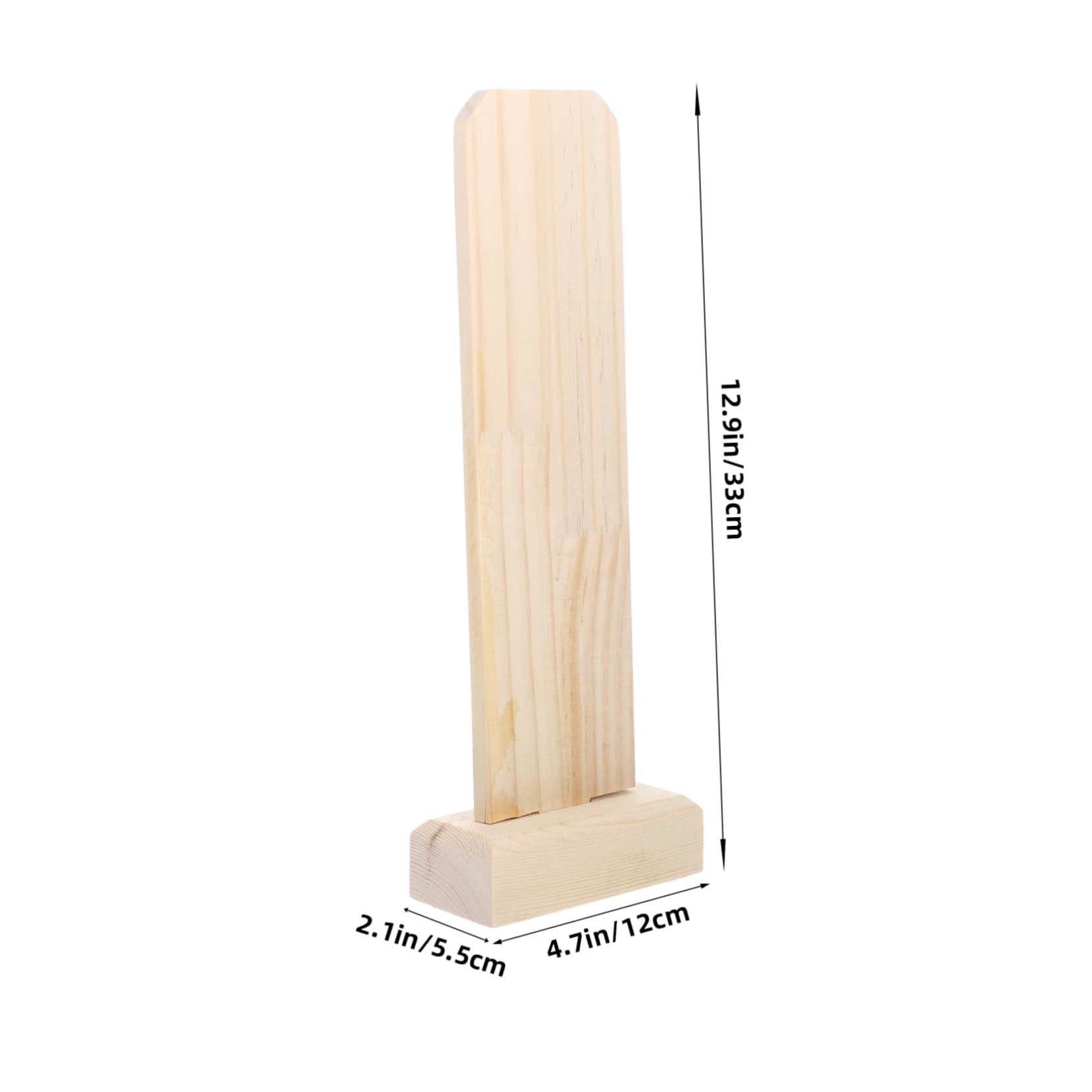 CAXUSD Small Memorial Tablet - Handcrafted Wooden Temple Plaque for Religious Ceremonies & Home Altars | Perfect for Ancestral Worship, Buddhist Shrines & Spiritual Rituals