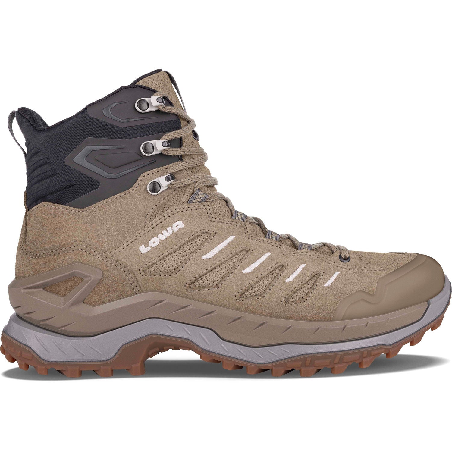 Lowa Men's Innovo Mid Hiking Boots - Waterproof & Durable Outdoor Boots for Trekking, Backpacking & Mountain Climbing | Ideal for Hiking Trails & Rough Terrains