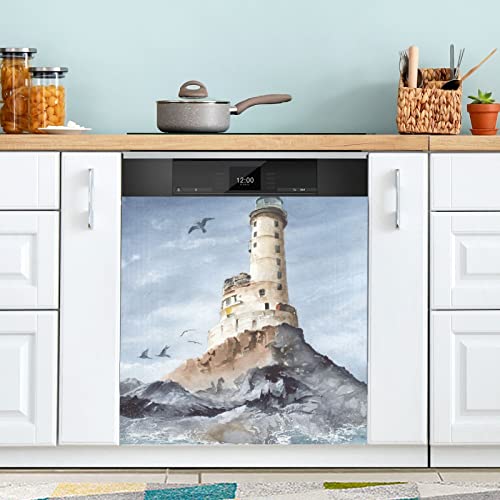 Watercolor Aniva Lighthouse