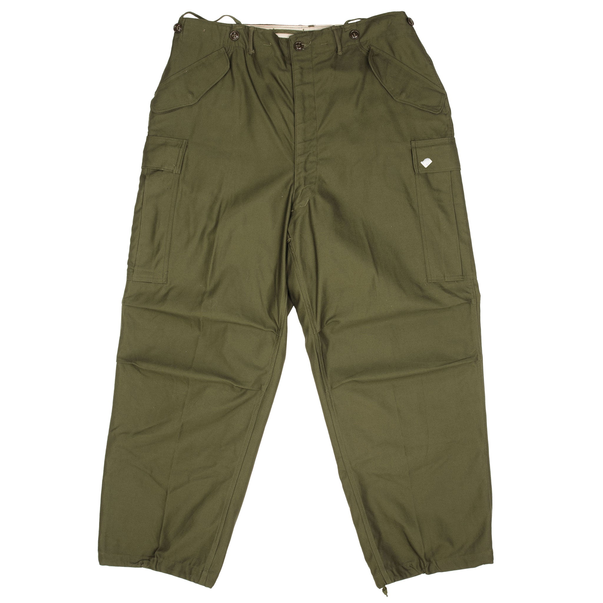 Vintage US Army M51 Field Pants - Korean War Era 1952 Military Trousers - Large Size - Authentic Reproduction for Collectors & Reenactments    (Perfect for historical reenactments, military collectors, outdoor adventures, and vintage fashion styling)