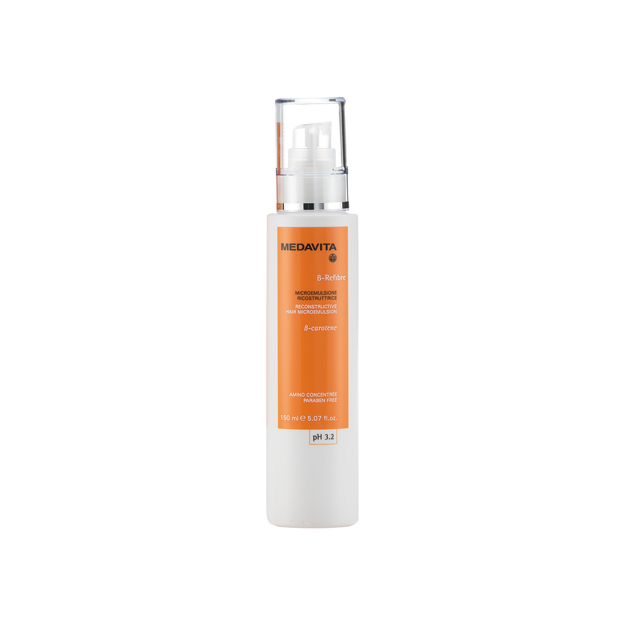Beta Refibre Reconstructive Hair Microemulsion - Repairing Hair Treatment for Damaged Hair - Perfect for Daily Hair Care & Salon Treatments