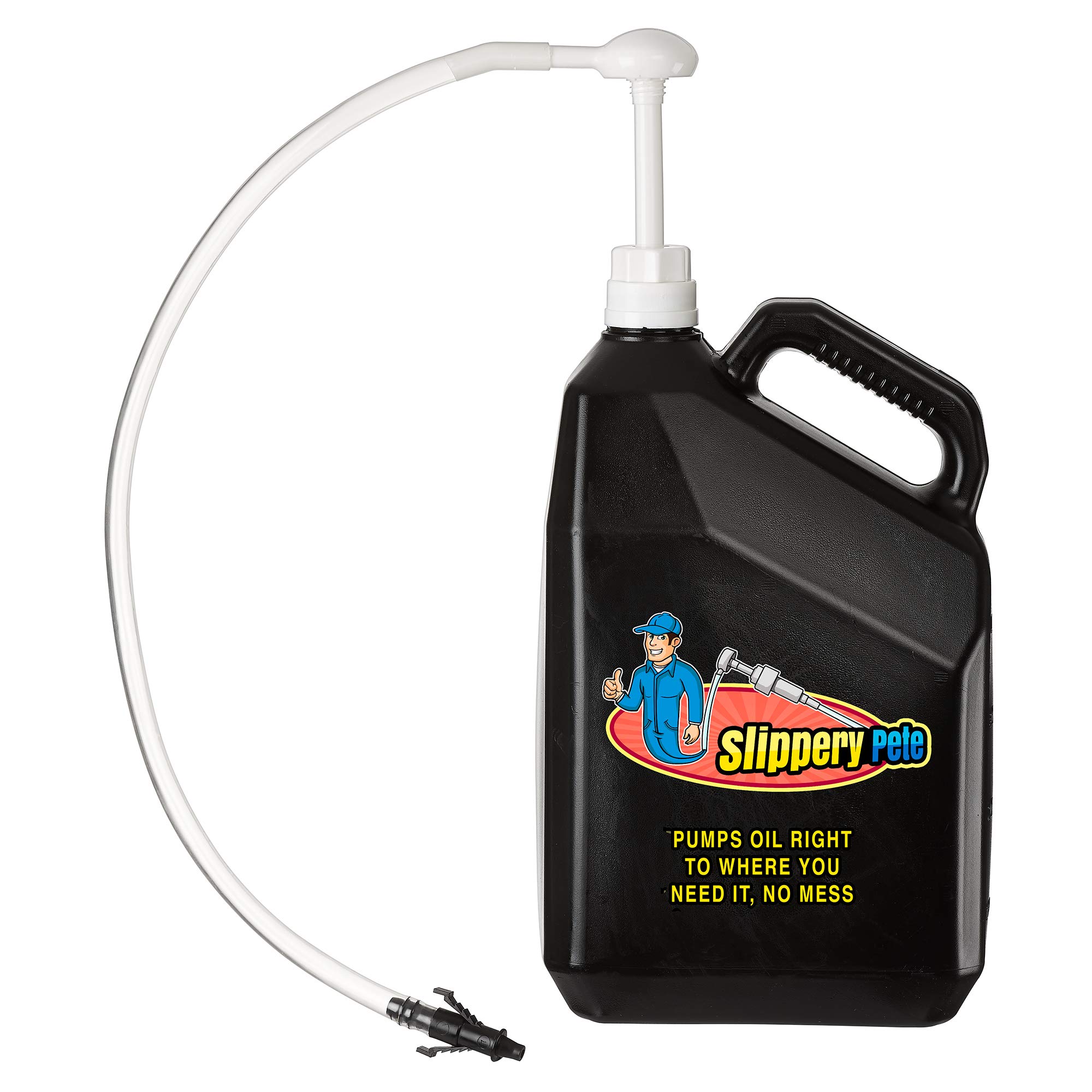 30cc Slippery Pete Hand Pump for Gallon & Wide Mouth Quart Bottles - Transfer Gear Oil, Transmission Fluid, Differential Fluid & Antifreeze | Ideal for Automotive Maintenance, DIY Fluid Changes & Workshop Use