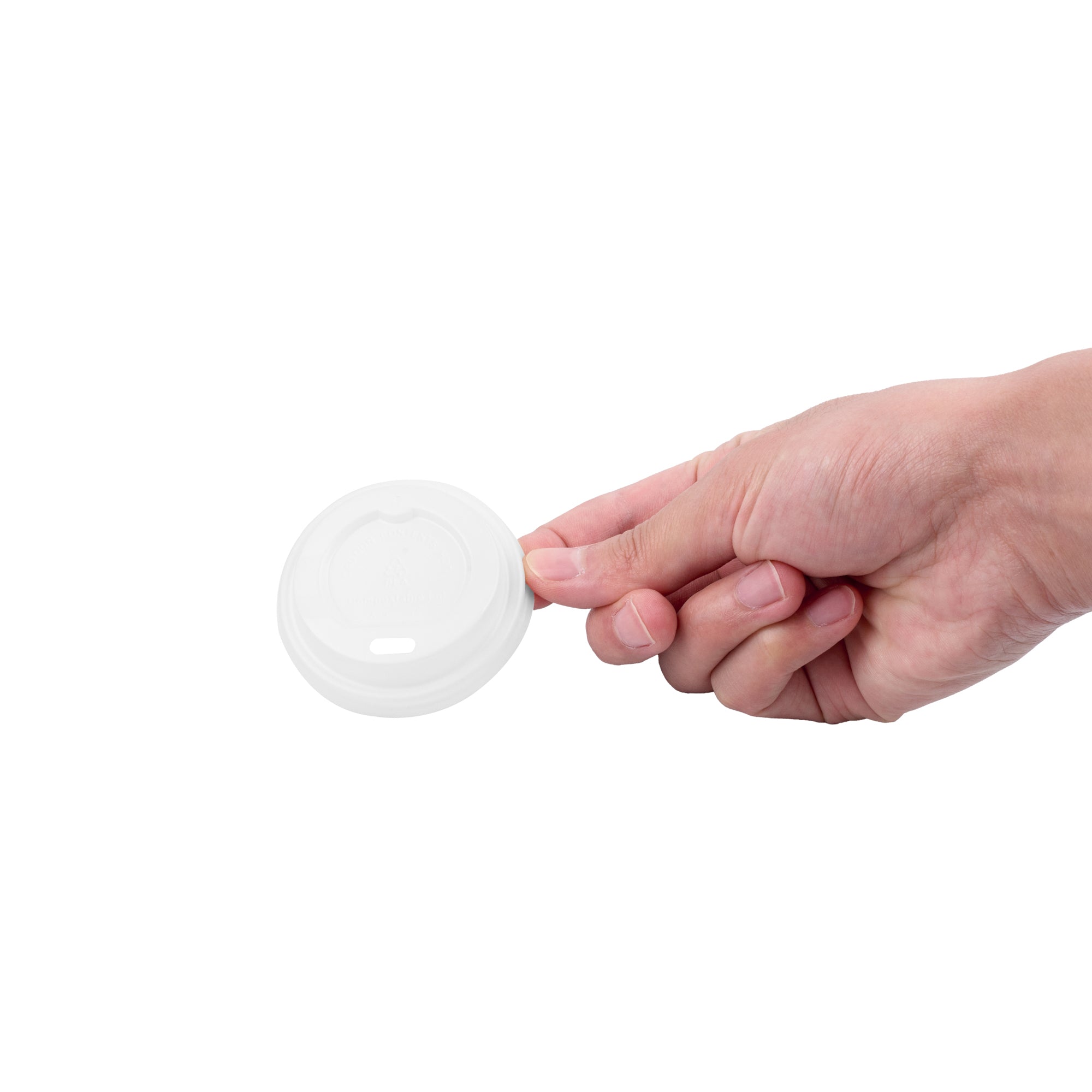 Eco-Friendly White PLA Plastic Coffee Cup Lids - Compostable, Fits 4 oz Cups, 500 Count Bulk Pack - Perfect for Coffee Shops, Cafes & Takeout Restaurants