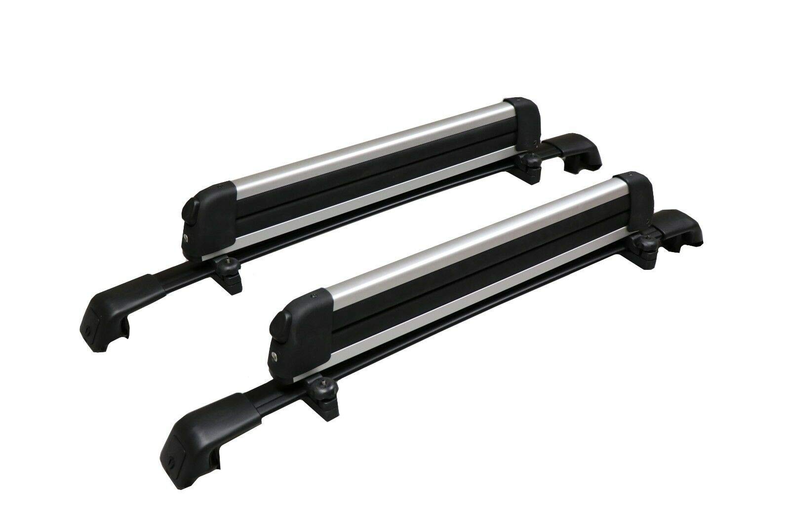 BRIGHTLINES Roof Rack Cross Bars & Ski Rack Combo for 2016-2020 Kia Sorento (Without Sunroof) - Heavy Duty Cargo Carrier for Road Trips, Camping & Winter Sports Accessories