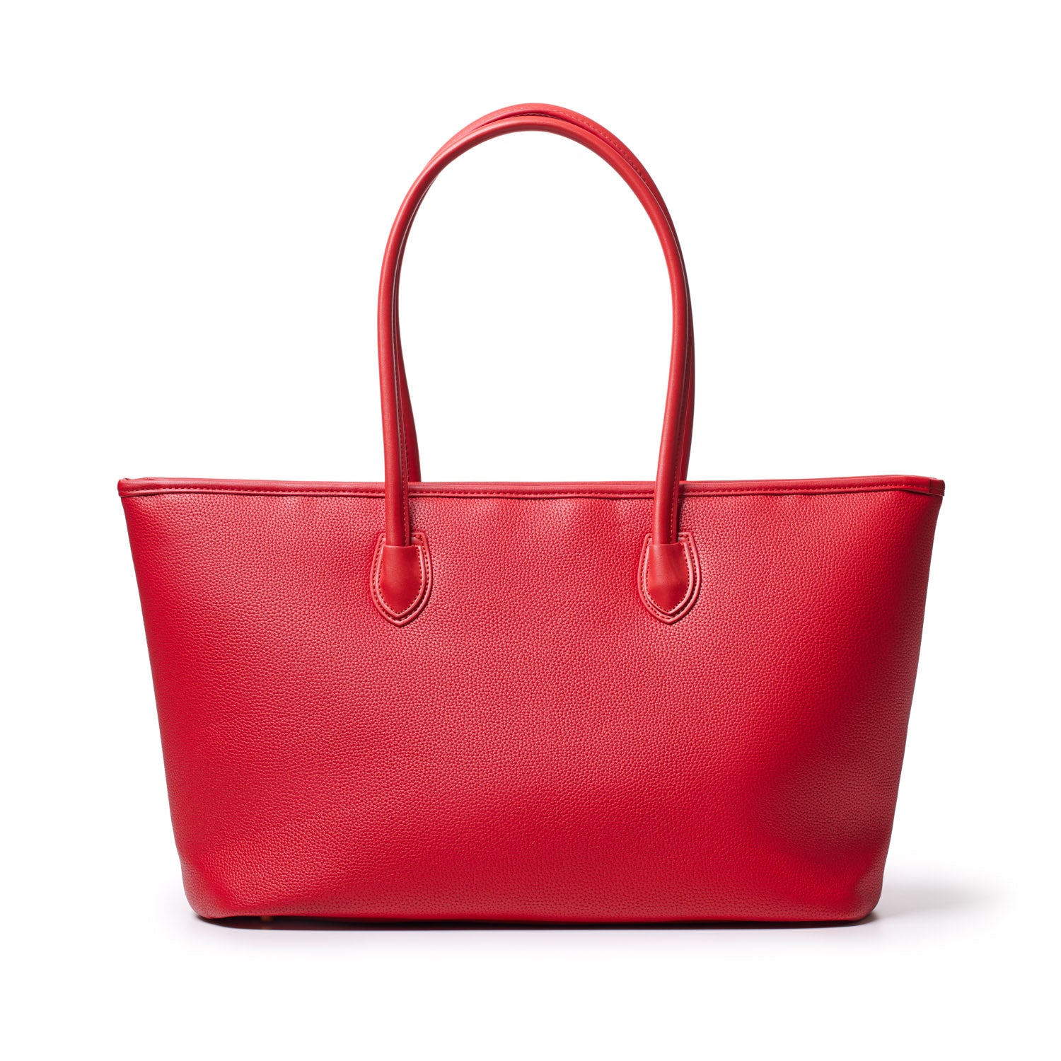 Stylish Pebble Tote Bag for Women - Durable & Lightweight Red Shoulder Bag - Perfect for Work, Shopping & Beach Day Essentials