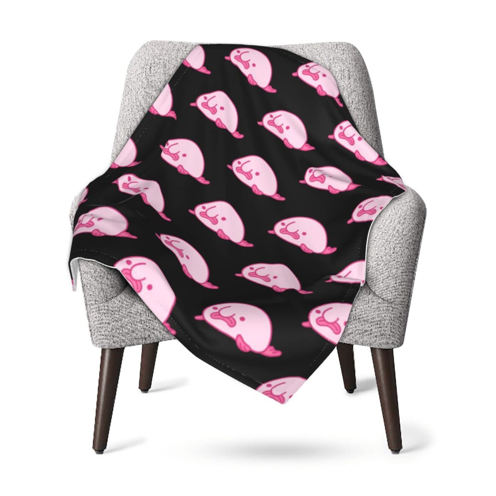 Soft Blobfish Baby Blanket for Newborns & Toddlers - 30x40 Inch Receiving Swaddle Blanket | Perfect for Nursery, Stroller & Photo Shoots