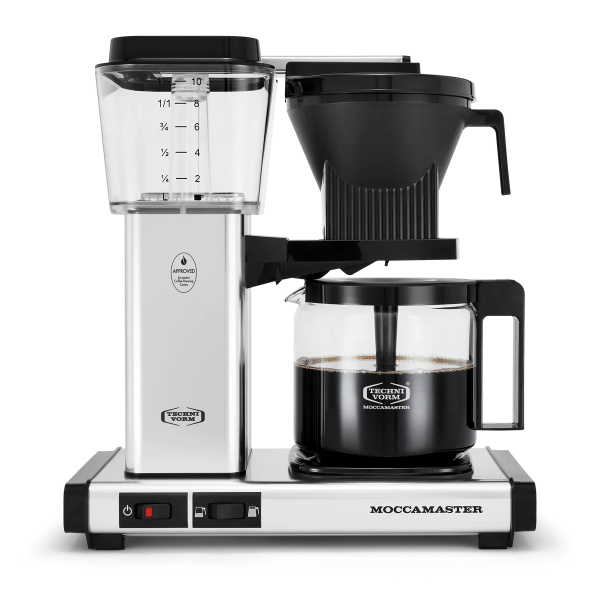 Moccamaster KBGV Select Coffee Maker - Polished Silver - Premium Drip Coffee Machine for Home & Office - Perfect for Fresh Brews Every Morning