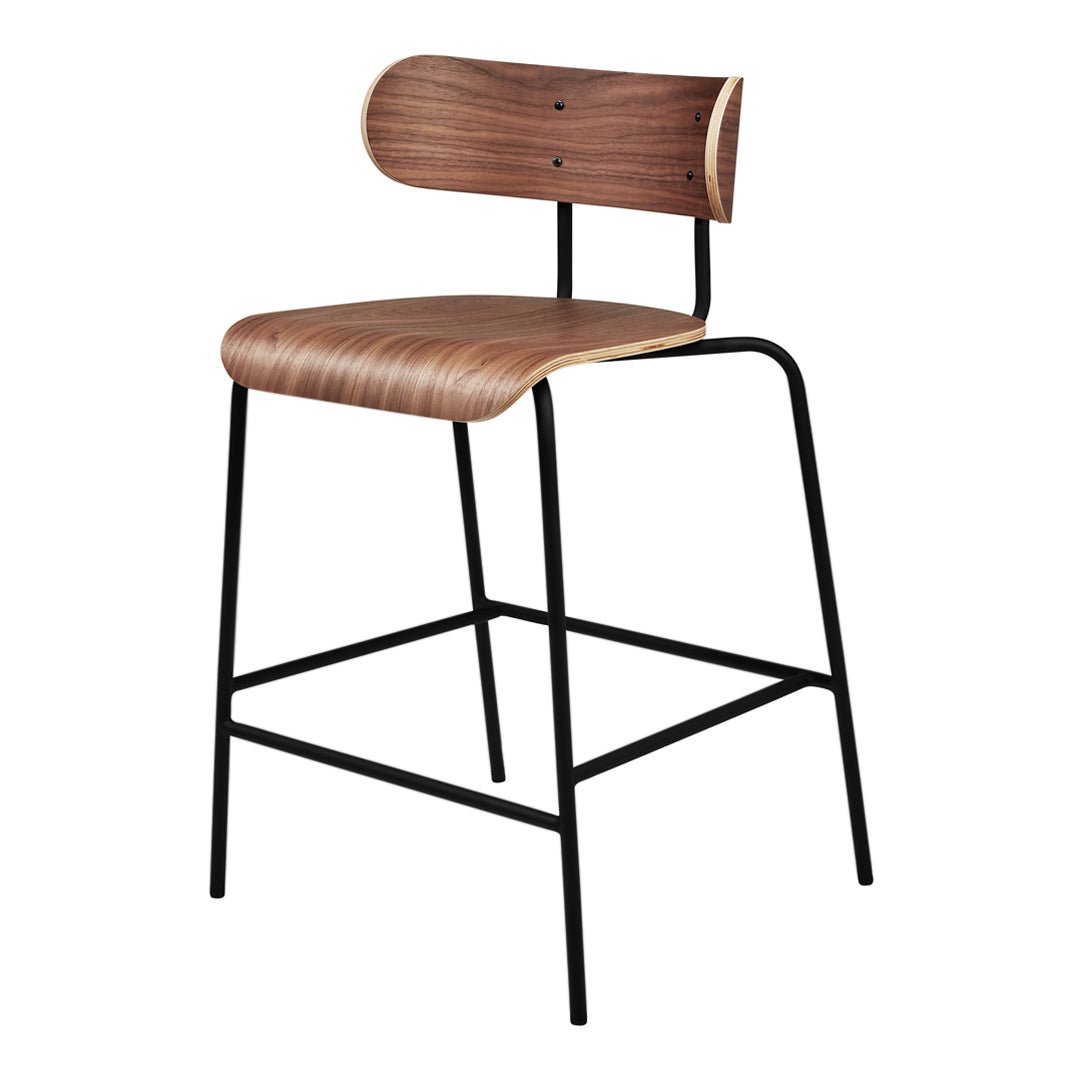 Bantam Counter Stool - Modern Kitchen Bar Stool with Adjustable Height for Home, Cafe, and Restaurant Use