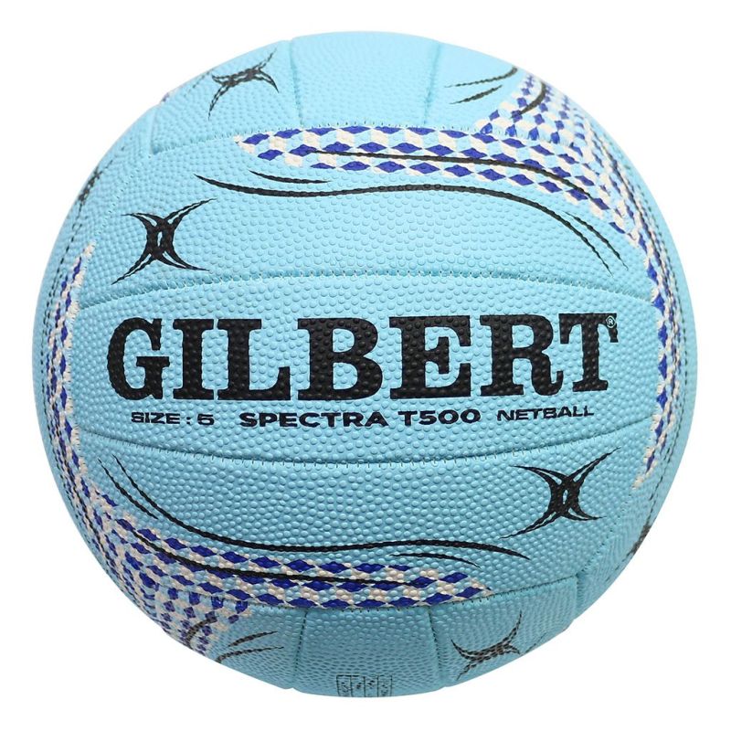Gilbert Spectra T500 Netball - Official Size 5 High Performance Netball for Competitive Play - Perfect for Training, Matches, and Outdoor Sports