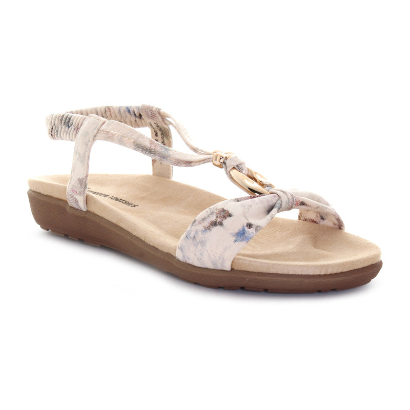Women's June Sling Sandals - Comfortable Summer Slide Shoes with Adjustable Straps | Perfect for Beach, Pool, Vacation & Casual Outings