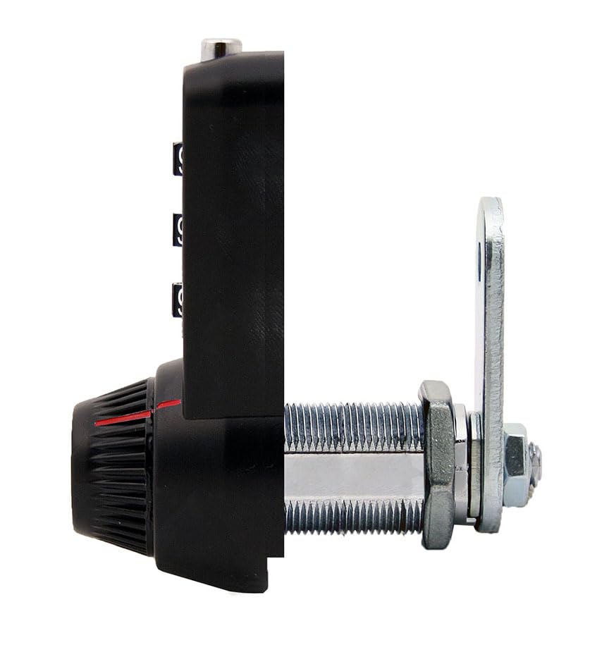 3 Dial Combination Cam Lock with MK Override Key - 1-1/8