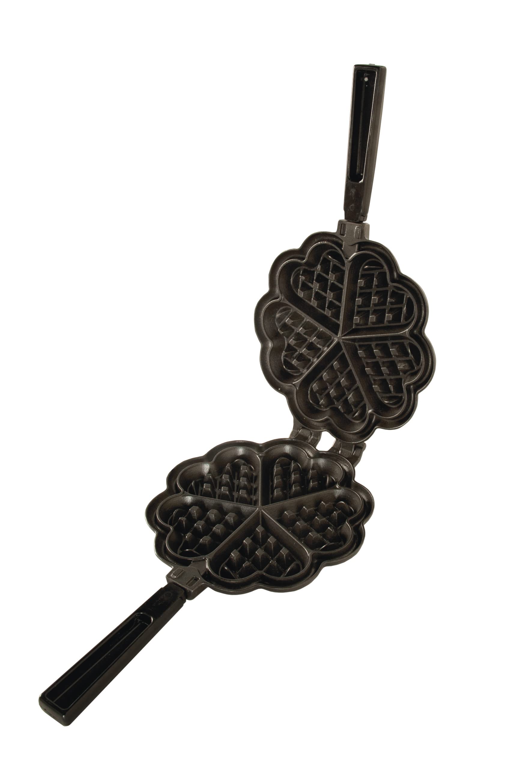 Nordic Ware 01705 Sweetheart Waffler - Cast Aluminum Mini Waffle Maker with 5 Heart-Shaped Cavities (3.5 inch) - Perfect for Valentine's Day Breakfast, Romantic Dates & Family Brunch