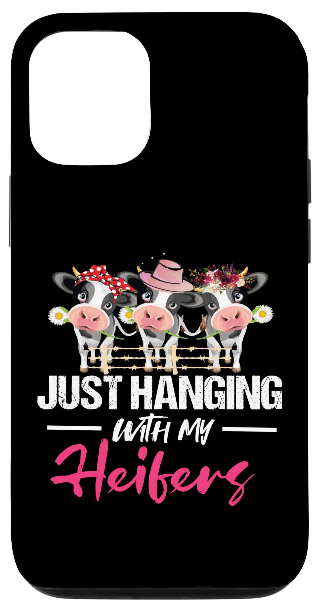 Funny Cow Farm Animal Life iPhone 12/12 Pro Case - Perfect for Farmers, Ranchers & Country Lovers - Durable Protective Phone Cover for Daily Use & Outdoor Activities