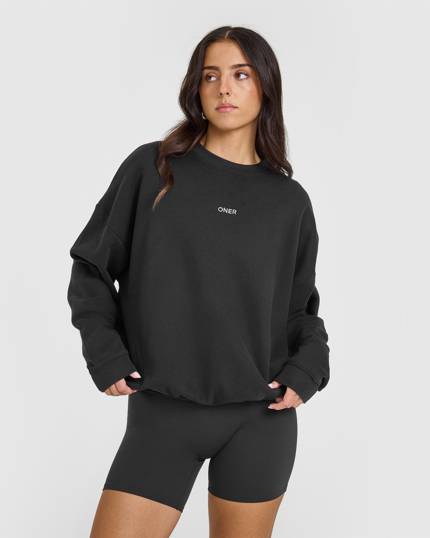 Premium Mid-Weight Cotton Sweatshirt for Men & Women - Soft Black Pullover Hoodie | Casual Wear, Lounge, Gym & Outdoor Activities