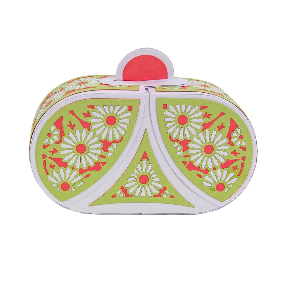 Daisies and Lady Bugs Gift Box Die Set 5863e - Perfect for Scrapbooking, Card Making, and DIY Crafts