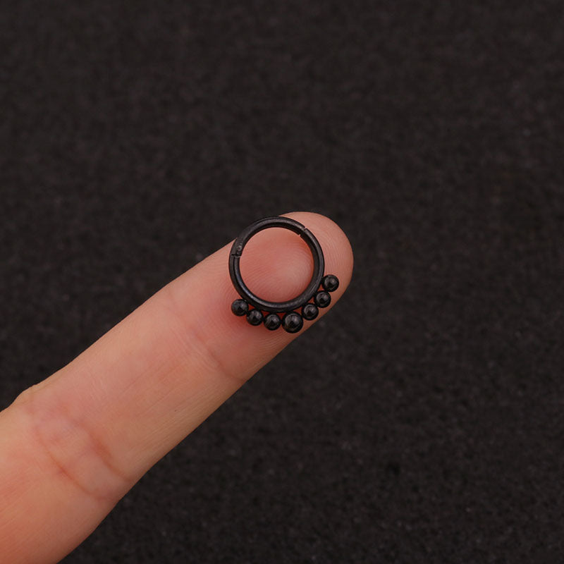 Surgical Steel Indian Septum Nose Ring Hoop - Hypoallergenic Body Jewelry for Women & Men | Perfect for Piercings, Festivals & Boho Style Outfits