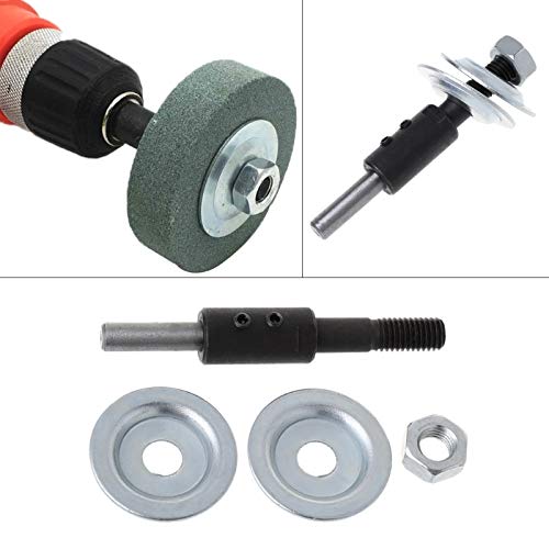 ABST35995 Bench Grinder Left Axial Abrasive Spindle Adapter - 8mm Shaft Motor F3Mb for Grinding & Polishing (White) | Perfect for Metalworking, Woodworking & DIY Projects