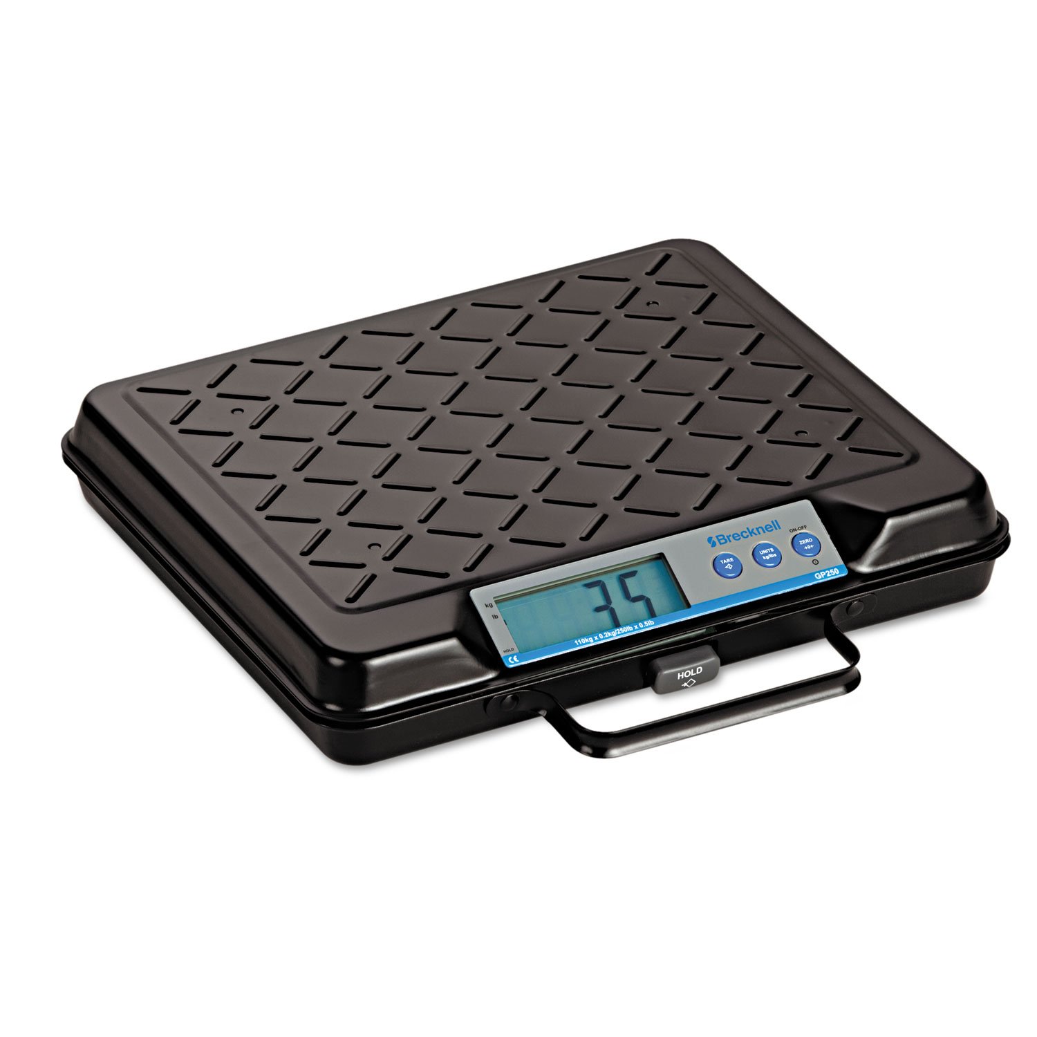 Brecknell GP250 Portable Electronic Bench Scale - 250lb Capacity, 12