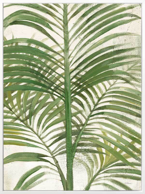Areca Palm II Canvas Art Print - Tropical Botanical Wall Decor for Living Room, Bedroom & Office - Perfect for Home & Office Decor