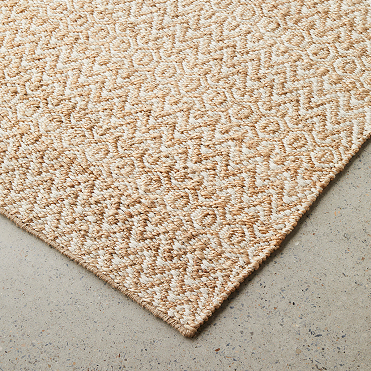 Dune Cali Natural Jute Rug - Handwoven Boho Chic Area Rug for Living Room, Bedroom, or Nursery - Eco-Friendly Home Decor