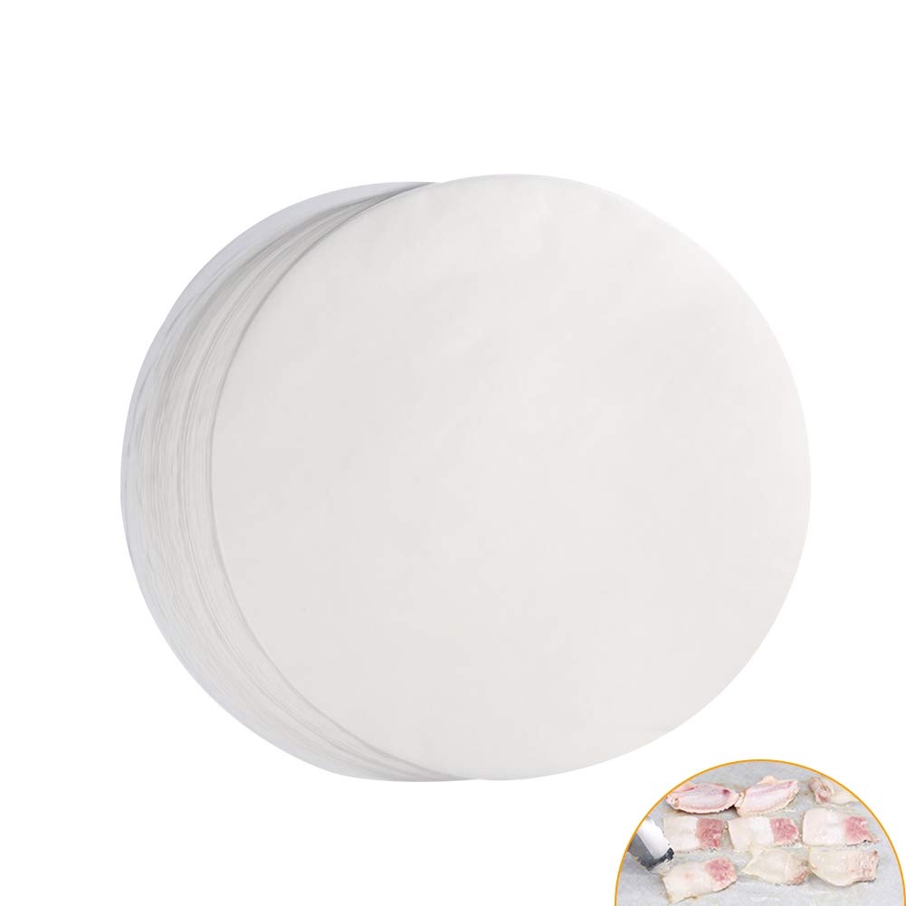 Non-Stick Parchment Paper Baking Circles - 100pcs 26cm Round BBQ Grill Sheets for Baking, Cooking & Grilling | Perfect for Cupcakes, Cookies, Pizza, Roasting & More