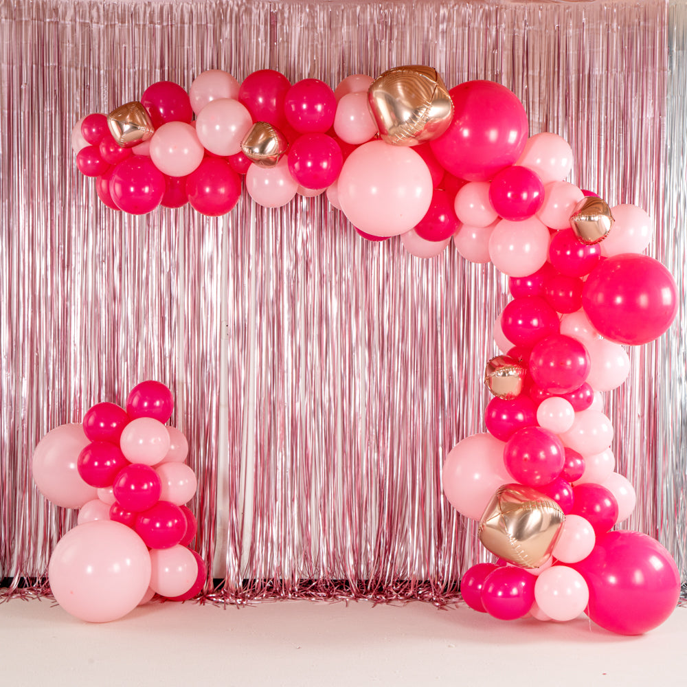 Balloonify Pink and Rose Gold Balloon Arch Kit - 166 Pieces Balloon Garland Set for Birthday, Wedding, Baby Shower Decorations
