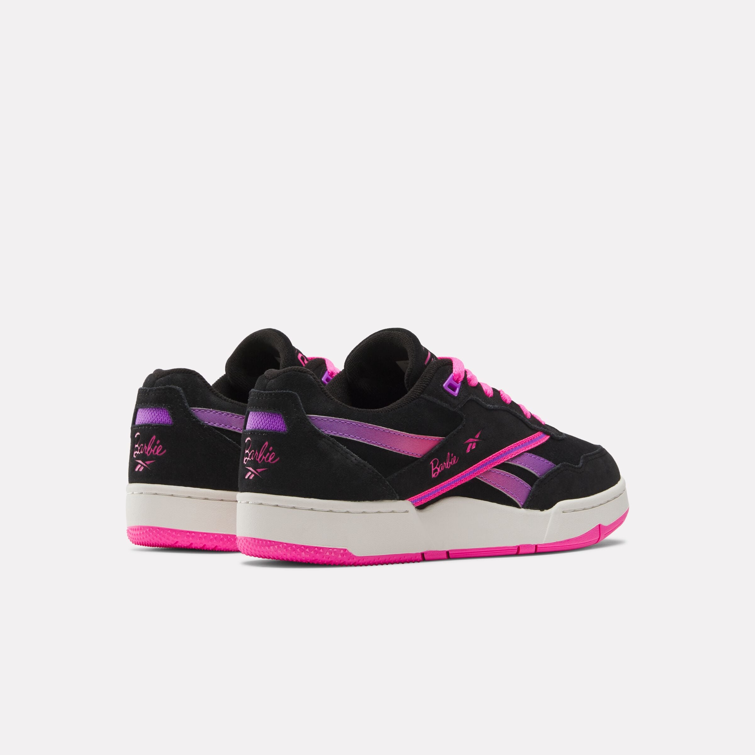 Reebok X Barbie BB 4000 II Sneakers - Black & Pink Women's Fashion Shoes for Running & Casual Wear | Perfect for Gym, Workout & Street Style Outfits