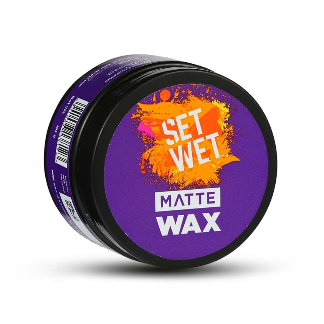 Set Wet Hair Wax For Men - Matte Finish, 60g | Strong Hold Styling Wax, Restylable Anytime, Easy Wash Off | Paraben & Sulphate Free, Alcohol Free | Perfect for Daily Styling, Parties & Professional Looks