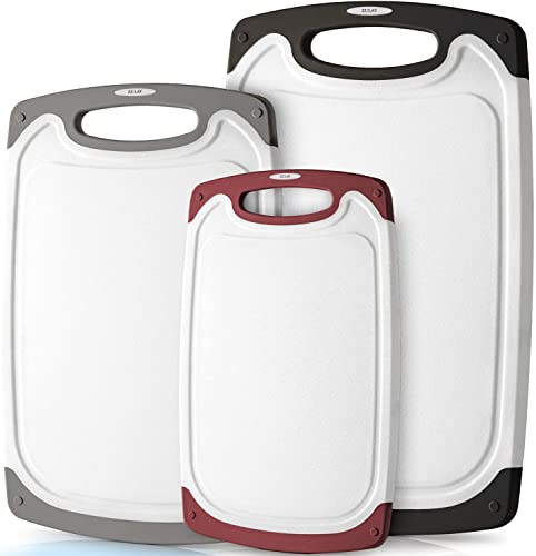 White - Black, Gray, Red