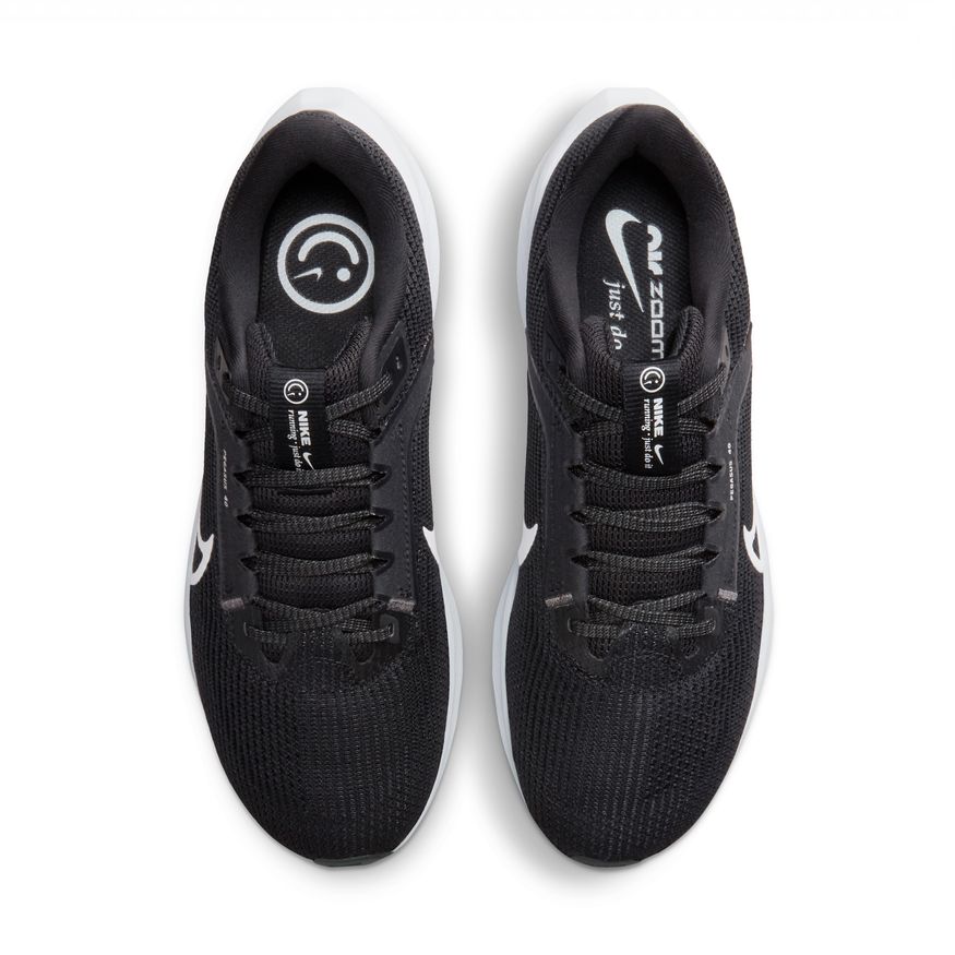 Nike Women's Air Zoom Pegasus 40 Running Shoes - Black/White/Iron Grey - Lightweight Cushioned Sneakers for Jogging, Gym Workouts & Daily Wear