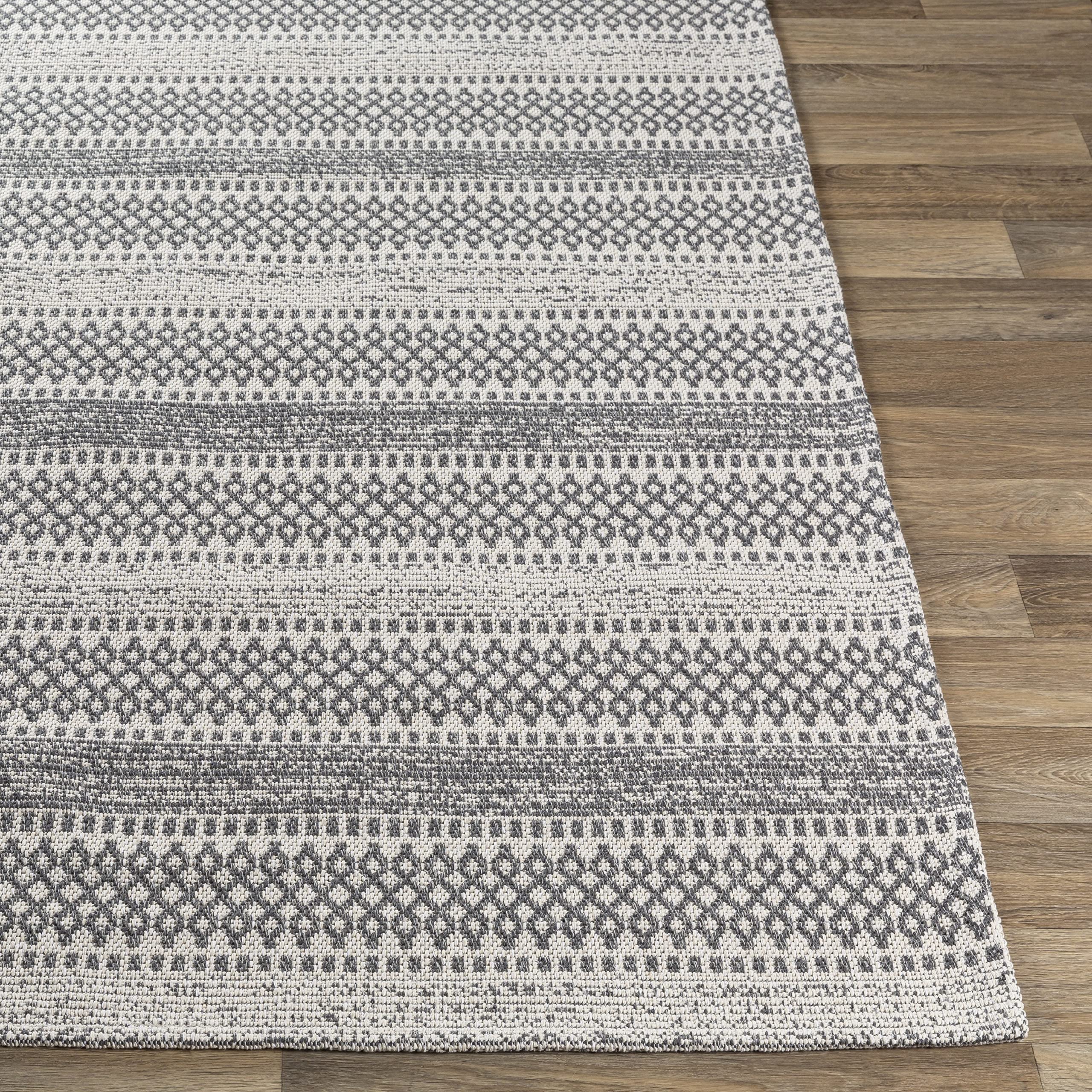 Mark&Day 2x3 Stone Global Silver Gray Area Rug - Soft Charcoal White Cream Carpet for Living Room, Bedroom, Kitchen - Perfect for Home Decor & Cozy Spaces (2' x 3')