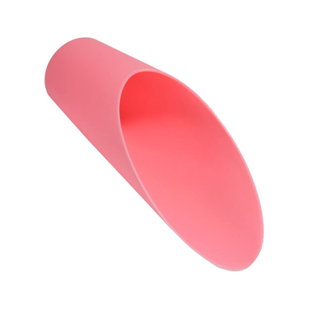 **Pink Mini Garden Shovel - Plastic Bucket Scoop for Soil, Potting, Bonsai & DIY Gardening - Handheld Plant Tool for Indoor & Outdoor Use**
