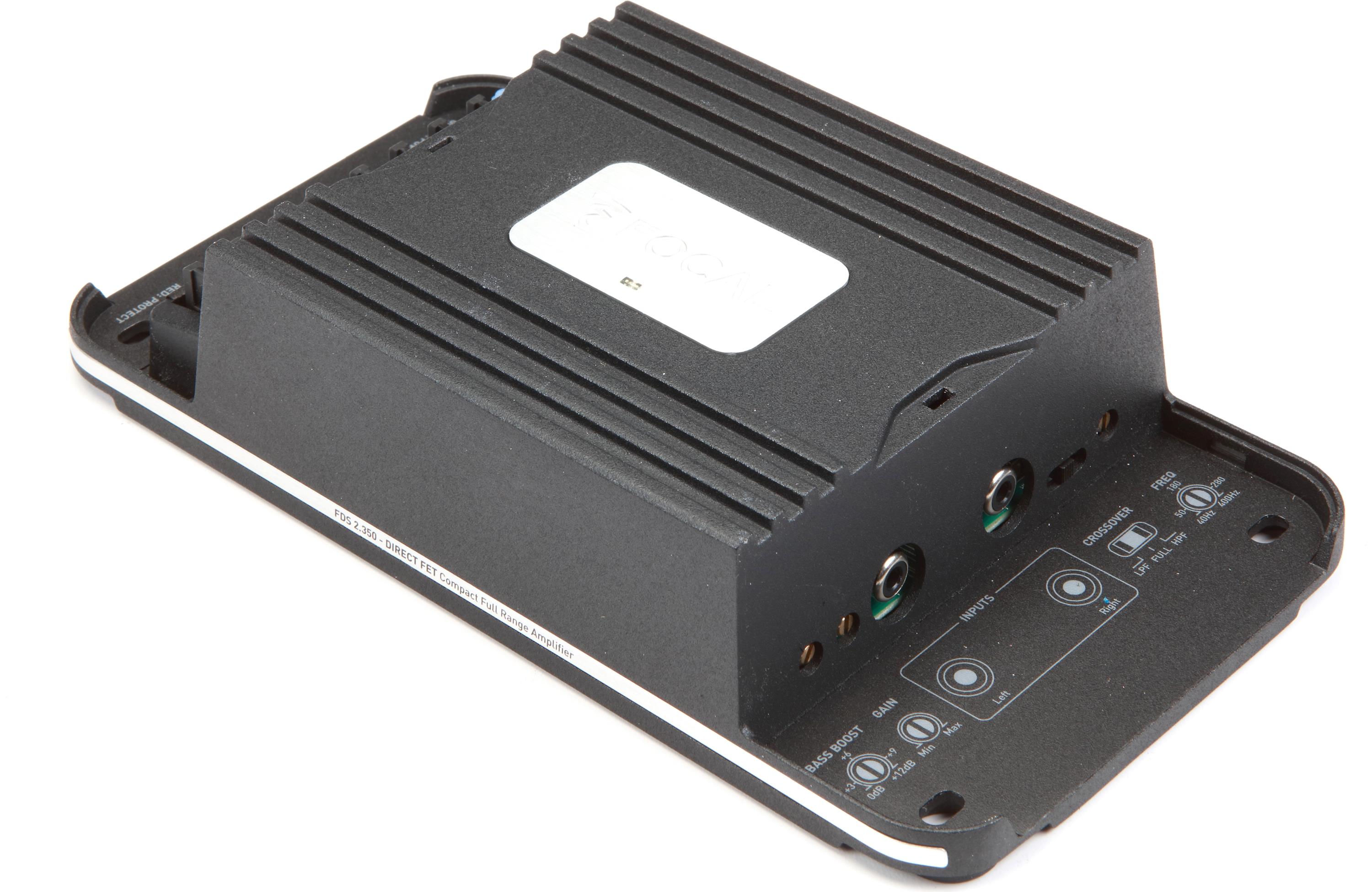 Focal FDS 2.350 Ultra Compact 2-Channel Car Amplifier - High Performance Audio for Cars, Trucks & SUVs - Perfect for Upgrading Your Vehicle Sound System