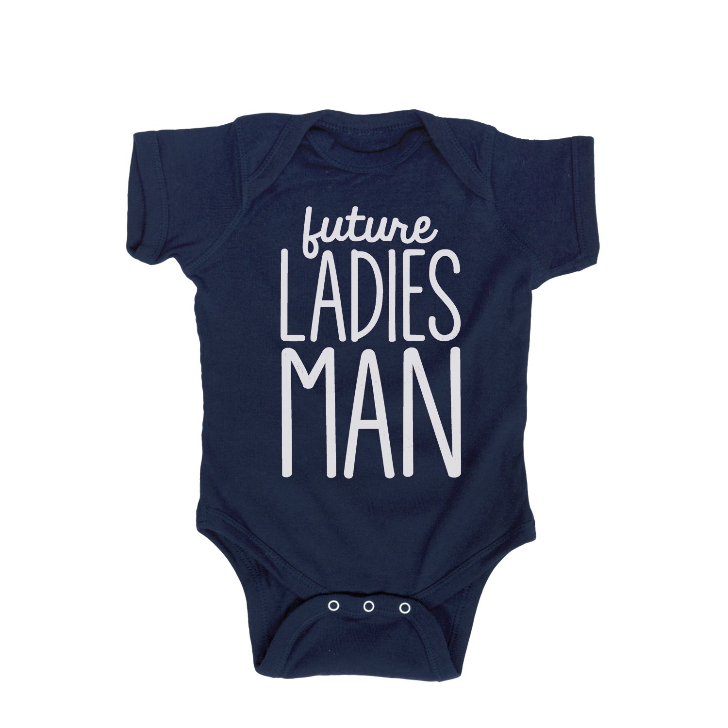 Future Ladies Man - Navy Blue Infant Baby Onesie | Soft & Comfortable for Newborns | Perfect for Everyday Wear, Photo Shoots & Special Occasions