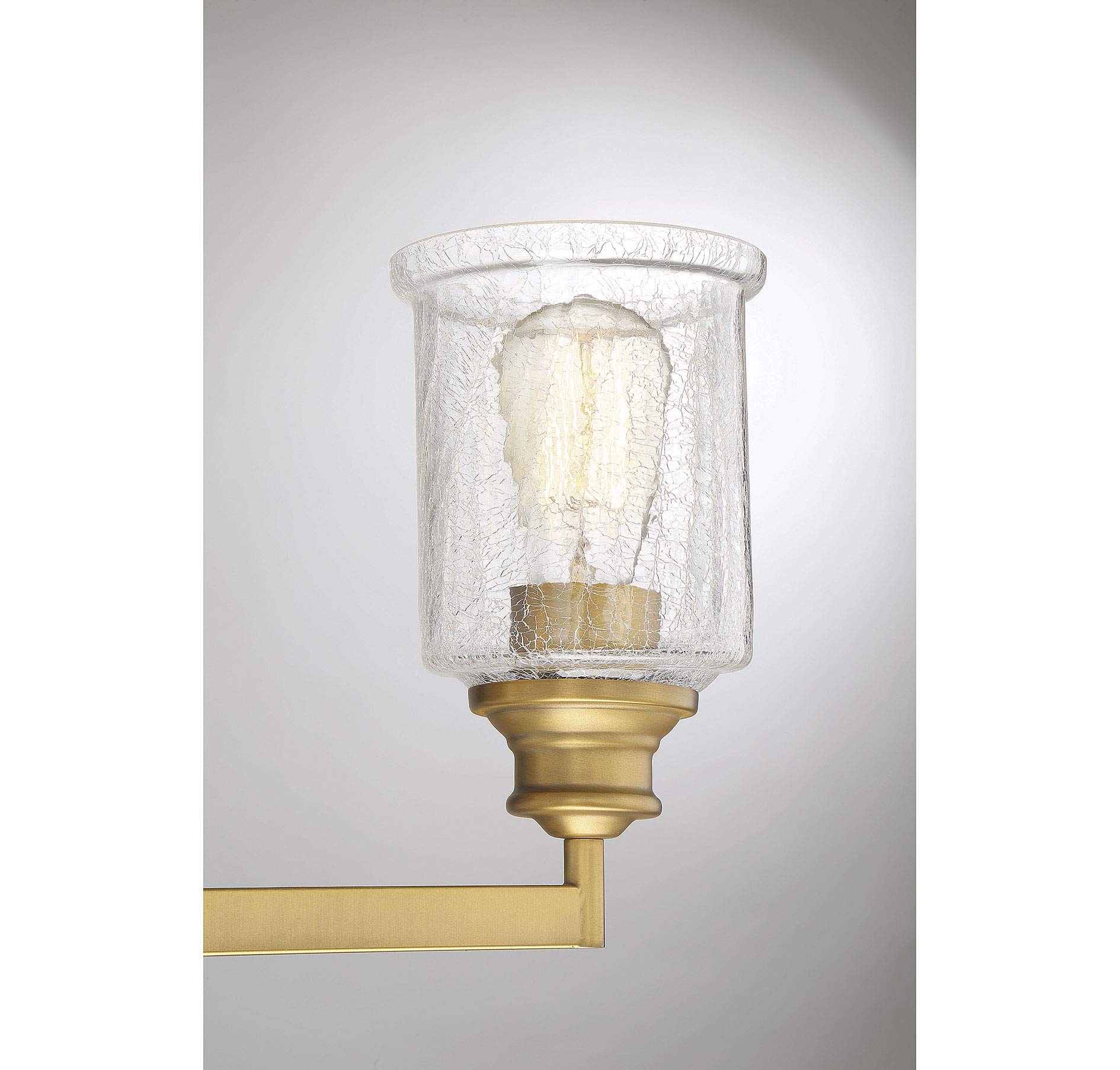 Savoy House 8-2410-2-SN Darlington 2-Light Bathroom Vanity Light Fixture, 120W Total, Satin Nickel Finish - Perfect for Modern Bathroom & Powder Room Lighting