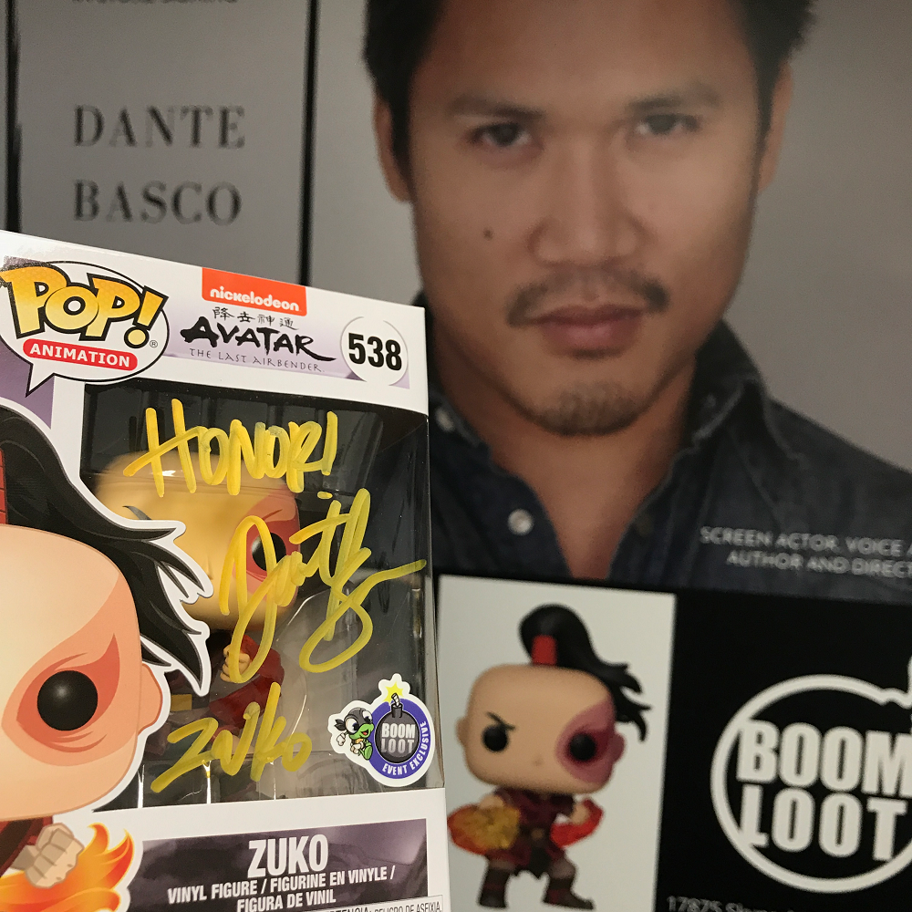 Funko Pop! AVATAR The Last Airbender: Zuko #538 Collectible Vinyl Figure [Signed by Dante Basco] - Perfect for Anime Fans, Collectors & Home Decor