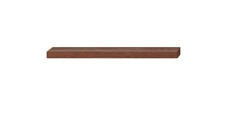 Solid Oak Wood Wall Shelf - Rustic Floating Shelf for Living Room, Bedroom, Kitchen Storage & Decor - Handmade Hanging Wall Rack for Home Organization