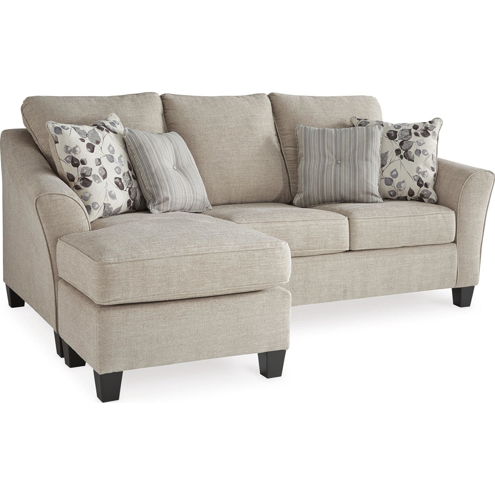 Abney Sofa Chaise - Modern Sectional Couch with Chaise Lounge, Comfortable Living Room Furniture for Small Spaces | Perfect for Apartments, Condos & Cozy Home Decor