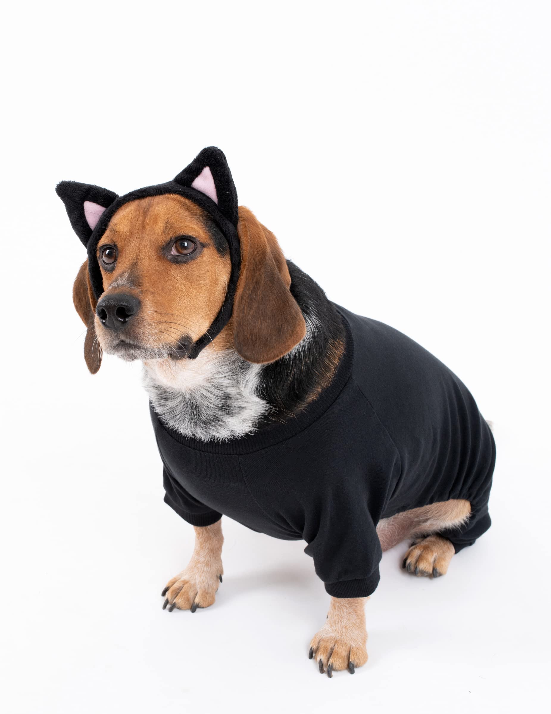 Leveret 100% Cotton Dog Pajamas - Matching Solid Pjs for Small to XXX-Large Dogs | Cozy Sleepwear for Pets, Perfect for Cold Nights & Indoor Lounging