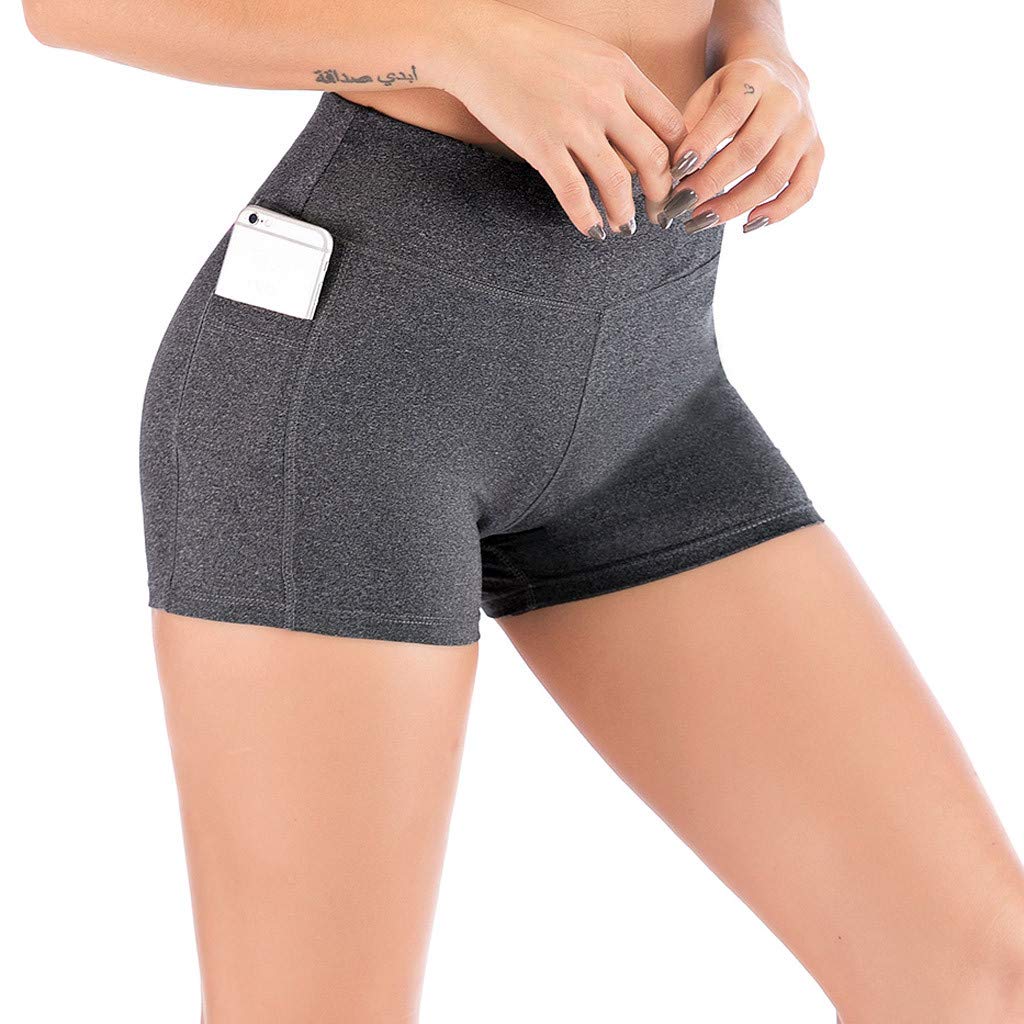 LINKIOM Hidden Pocket Yoga Pants for Women - High Waist Tummy Control Workout Leggings with Secret Pockets | Perfect for Gym, Running, Travel & Everyday Wear