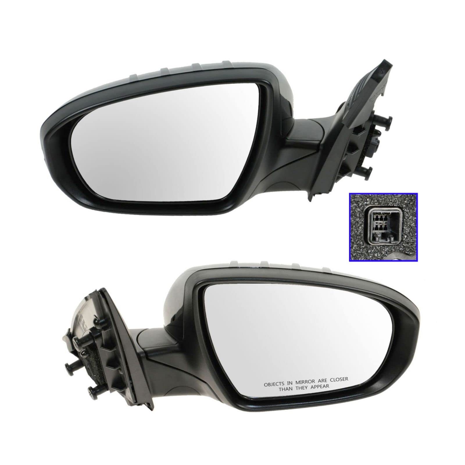 11-13 Kia Optima Hybrid Power Turn Signal Mirrors - Left & Right Side Pair Set | Replacement Side View Mirrors with Turn Signal Lights for Enhanced Safety & Style | Perfect for Daily Commuting & Night Driving