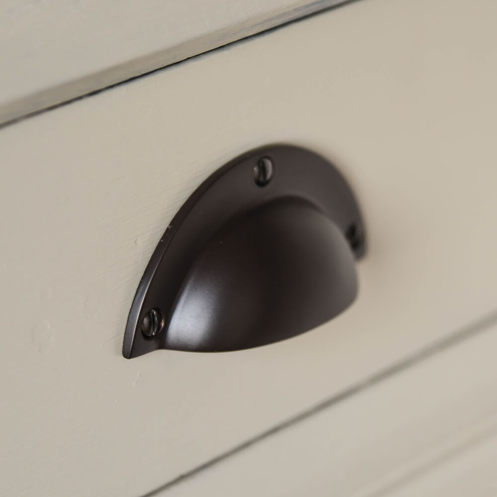 Vintage Bronze Curved Hooded Drawer Pull - Elegant Cabinet Hardware for Kitchen, Bathroom & Furniture Upgrade | Perfect for Home Renovation & DIY Projects