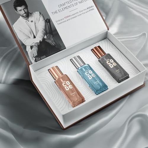 Thakor Craft Premium Men's Perfume Gift Set - 3 Pack (20ml Each) | Long Lasting Luxury Eau de Parfum | Aquatic Cologne for Him & Brother | Birthday Present for Men | Perfect for Office, Date Night & Special Occasions
