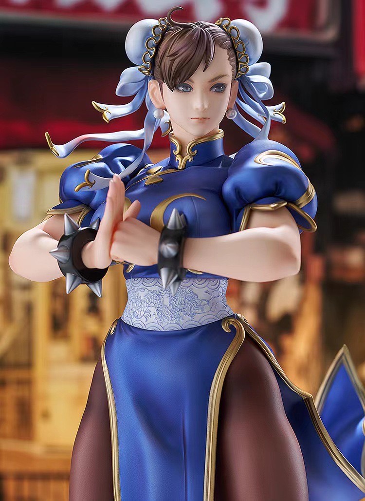 Max Factory Chun Li Action Figure - Street Fighter Collectible for Fans | Perfect for Display, Gaming Room Decor, and Gift for Anime Lovers