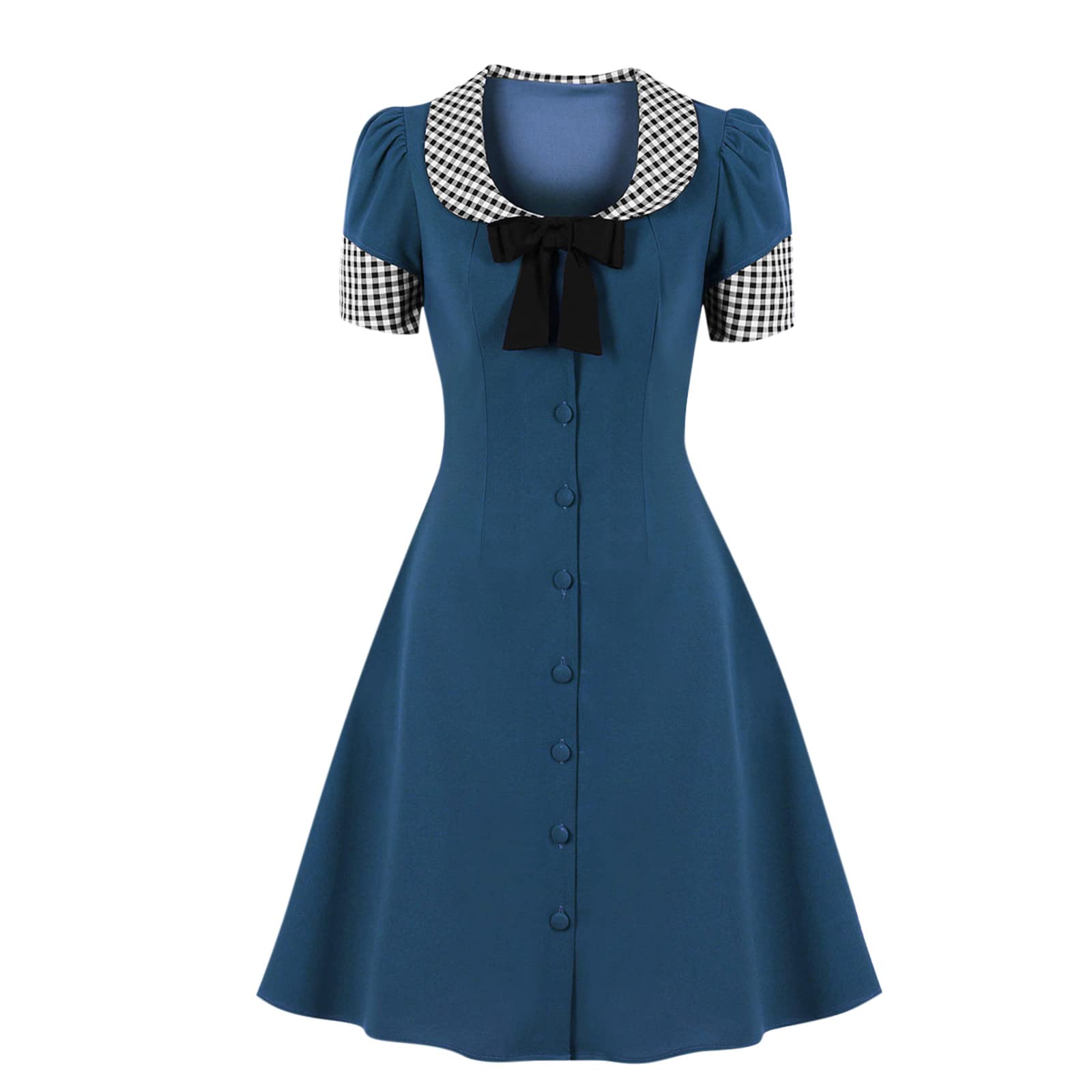 2023 Summer Dresses for Women - Short Sleeve Round Neck Casual Elegant Dress | Perfect for Beach Vacations, Date Nights & Summer Parties