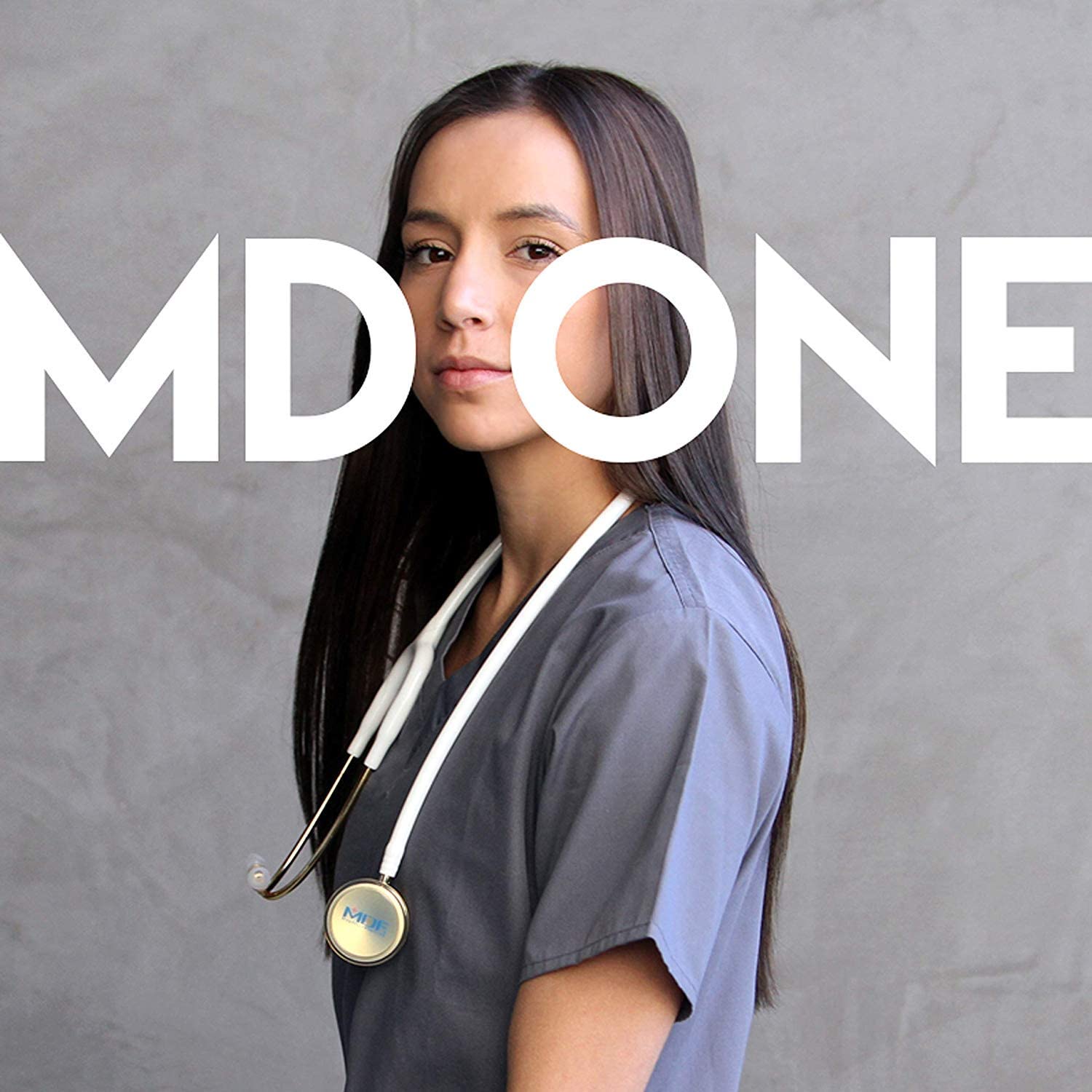 MDF MD One Stainless Steel Stethoscope for Adults - Purple Tube & Silver Chestpiece Headset (MDF77708) | Professional Medical Equipment for Doctors, Nurses & Healthcare Workers