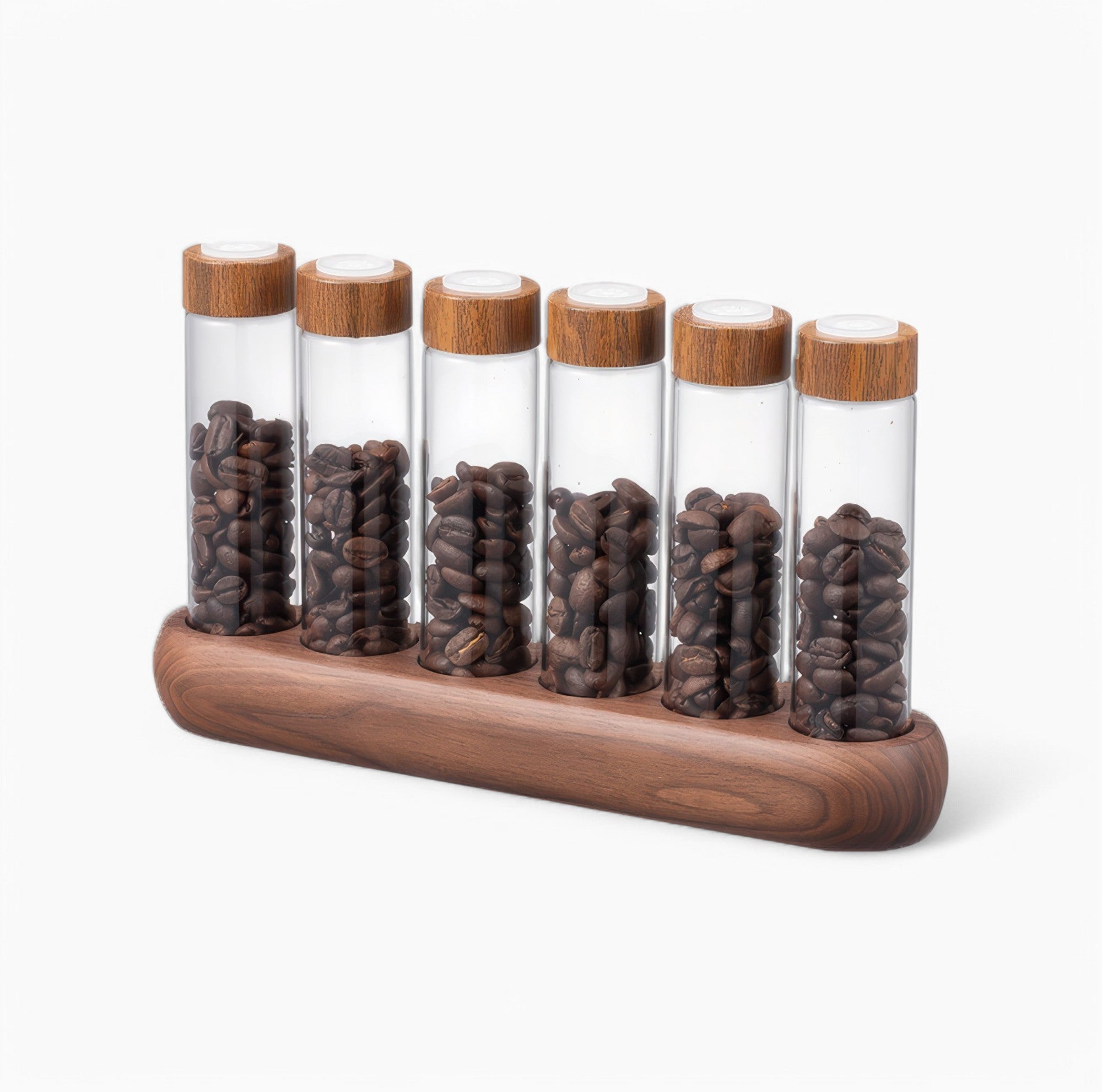 Premium Barista Coffee Bean Storage Tubes - Airtight Canister Set for Fresh Coffee Beans Storage | Perfect for Home Baristas, Coffee Shops & Specialty Brewing
