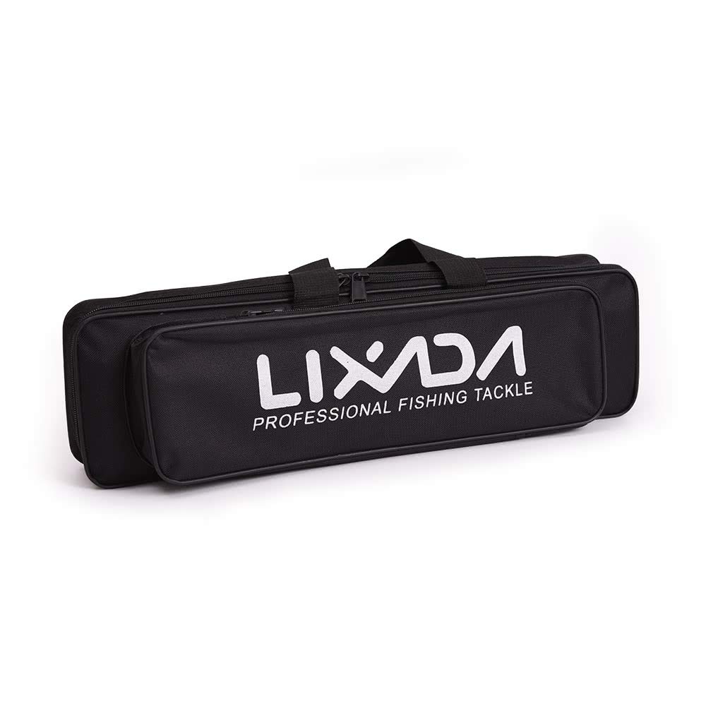 Lixada Portable Fishing Bag - Waterproof Fishing Rod and Reel Travel Carry Case with Tackle Storage | Perfect for Fishing Trips, Camping Gear Organization & Outdoor Hunting Accessories