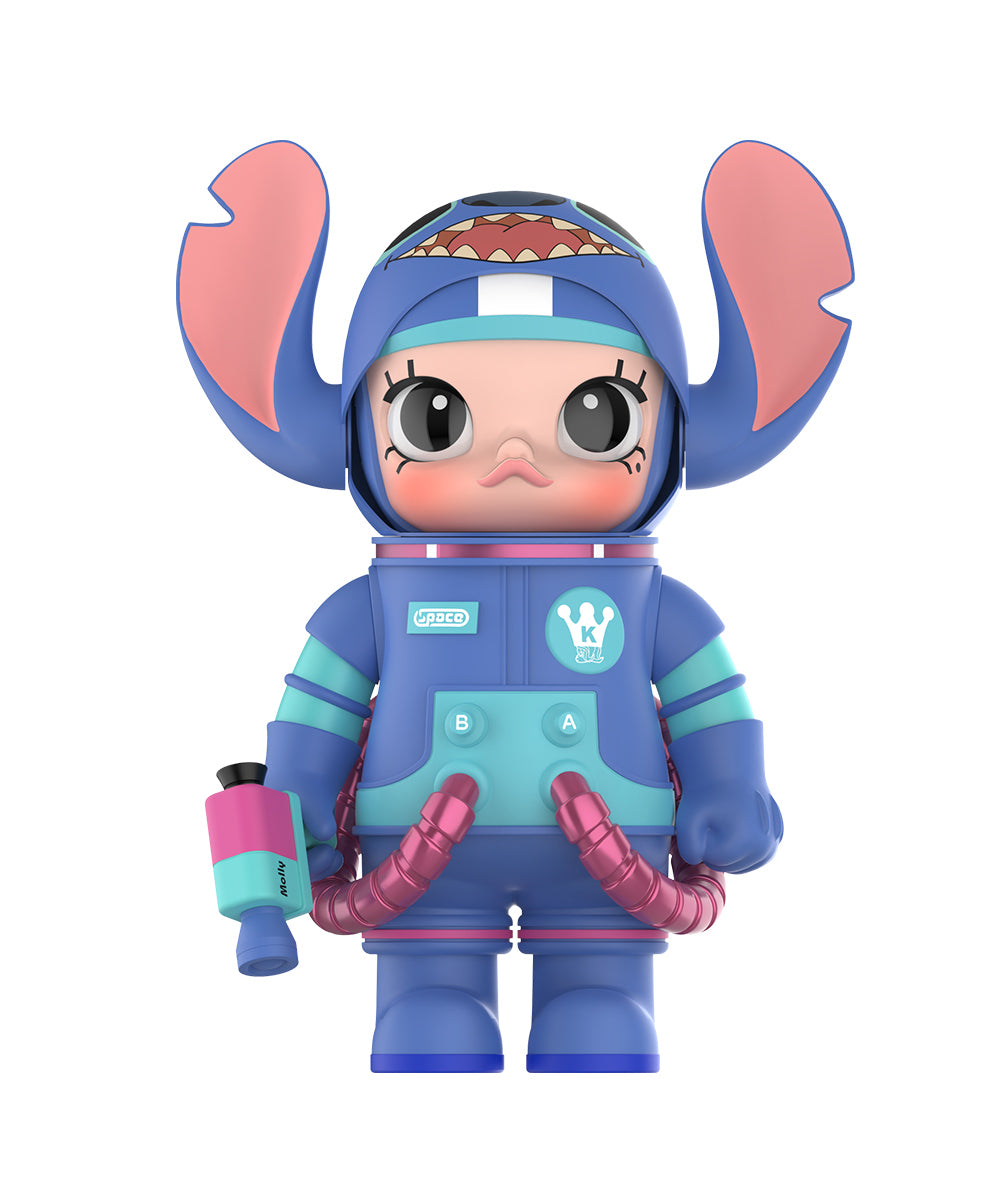 POP MART MEGA SPACE MOLLY 400% Stitch Collectible Figure - Limited Edition Vinyl Art Toy for Display & Home Decor