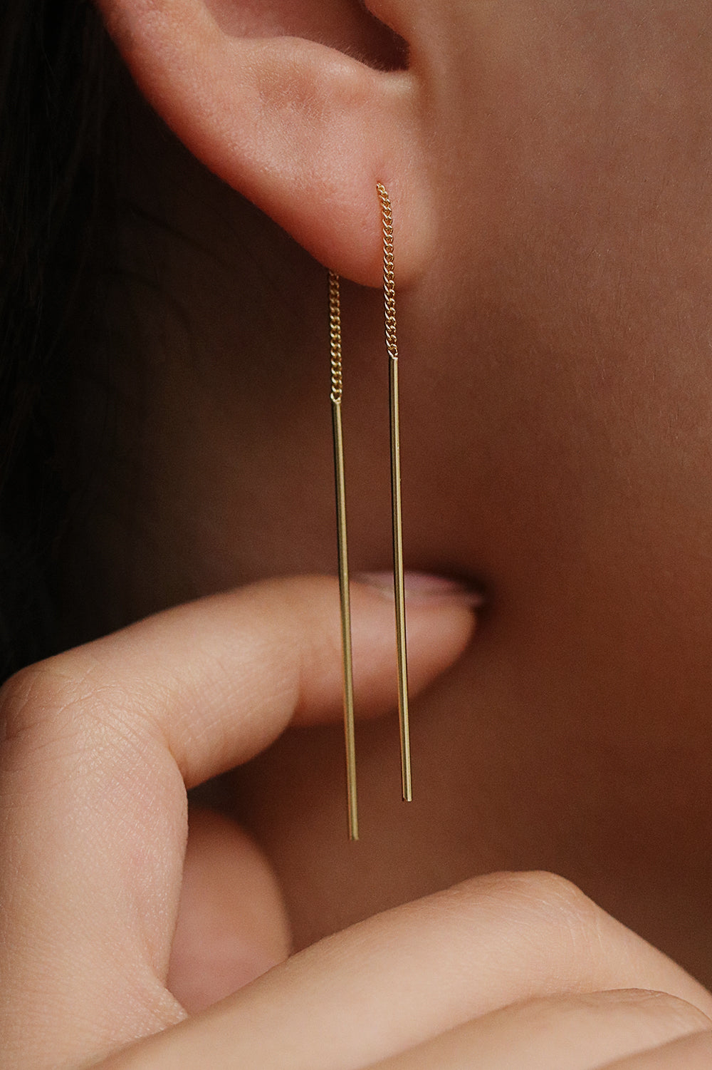 Drop Stick Long Threader Earrings for Women - Dainty Boho Chic Jewelry for Everyday Wear & Special Occasions